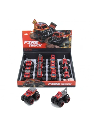 779-69A DUBLE SÜRTMELİ METAL DIECAST İTFAİYE