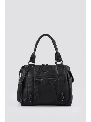 Abga Siyah Cilt Omuz Çantası