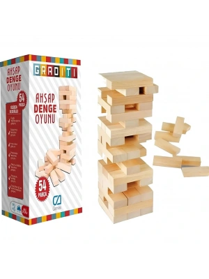 Ahşap Denge Oyunu Küçük Boy