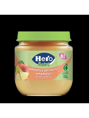 Armutlu Şeftalili Ananaslı Kavonoz Mama 120 Gr