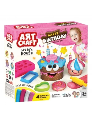 Art Craft Doğum Günü Oyun Hamuru Seti 10 Parça