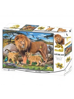 Aslan Ailesi 500 Parça Yetişkin Puzzle