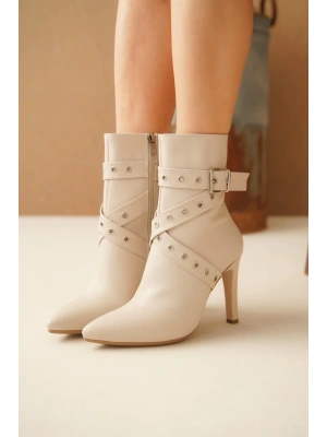 Atye Bej Rugan Topuklu Bot