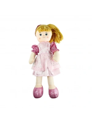 AY950C Parlak Elbiseli Bez Bebek 50 cm -Vardem