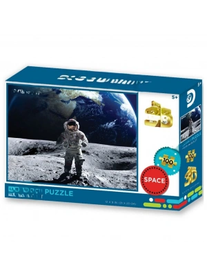 Ayda Astronot Puzzle 100 Parça
