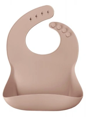 Basics Silikon Mama Önlüğü Bubble Beige