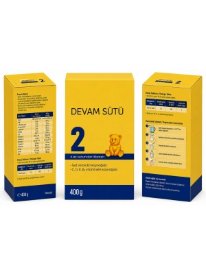 Bebek Devam Sütü 2 400 Gr adet fiyatıdır
