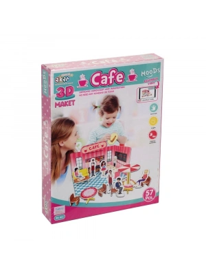 Cafe Maket 3 Boyutlu Puzzle