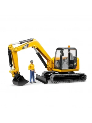 Cat Mini Ekskavatör Ve İnşaat İşçisi BR02466