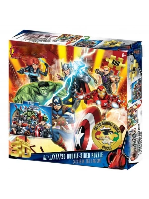 Çift Taraflı Puzzle 500 Parça
