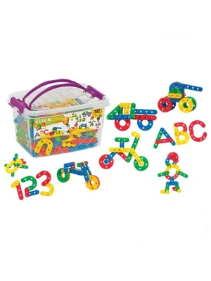 Click Clack Box Eğitici Şekiller 192 Parça