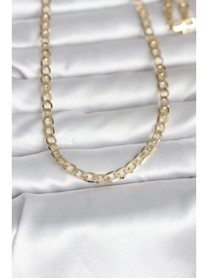 CM 14K Gold Renk Kalın Zincir Model 60 cm Kadın Kolye