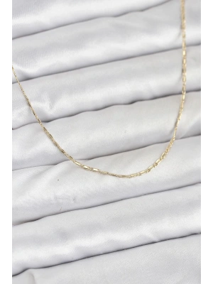 CM 14K Gold Renk Kesme Model 60 cm Kadın Kolye