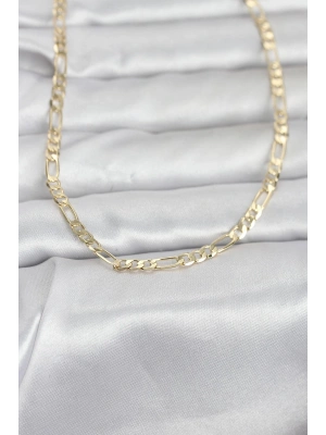 CM 14K Gold Renk Kuşgözü Zincir Model 60 cm Kadın Kolye