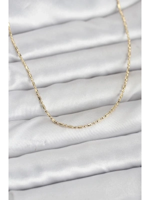 CM 14K Gold Renk Zincirli 60 cm Kadın Kolye