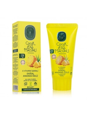 Çocuk Diş Macunu 60 ml Ananas