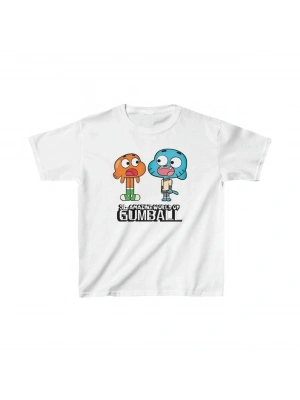 Çocuk Unisex Baskılı T-Shirt - Beyaz