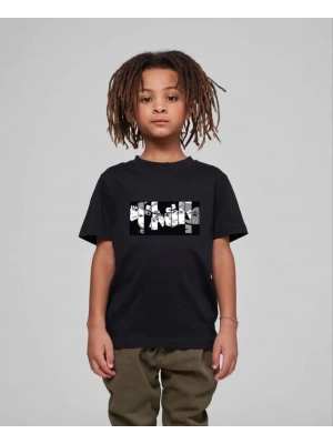 Çocuk Unisex Baskılı T-Shirt - Siyah