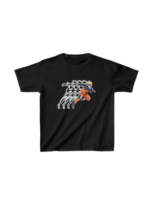 Çocuk Unisex Baskılı T-Shirt - Siyah