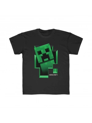 Çocuk Unisex Baskılı T-Shirt - Siyah