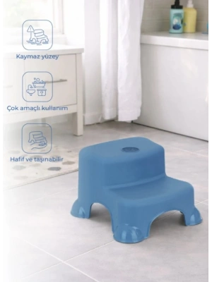 Çok Amaçlı Katlı Basamak 516 (Yeni) İndigo Mavi