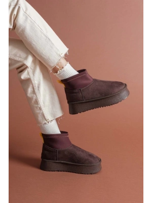 Cuen Kahverengi Süet Bot