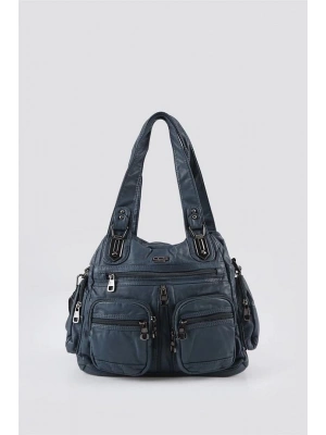 Diwer Mavi Cilt Omuz Çantası