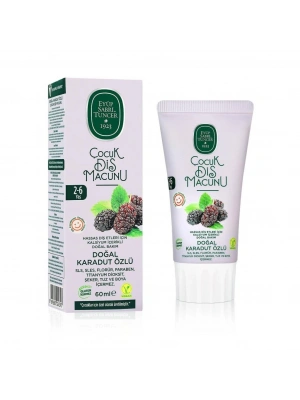 Doğal Karadut Özlü Diş Macunu 2-6 Yaş 60 ml
