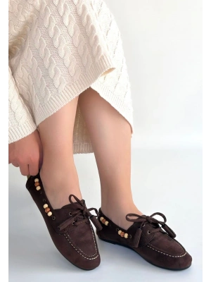 Elora Kahve Süet Babet