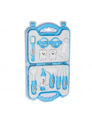 ERN-2040 Çantalı Mavi Dişçi Seti -Heroes Toys