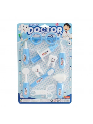 ERN-897 Heroes Toys Kartela Erkek Dişçi Oyun Seti