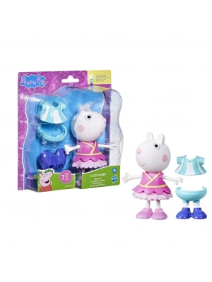 F8859 Peppa Pig ve Ailesi Kıyafetli Figür Seti +3 yaş