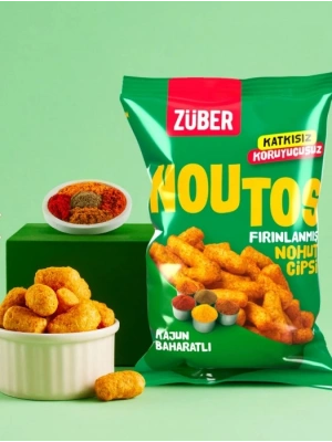 Fırın Nohut Cipsi 55 Gr Kajun Baharatlı