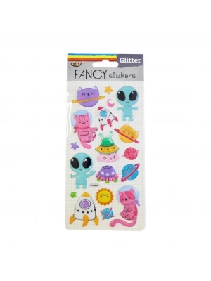 Glitter Sticker Uzay
