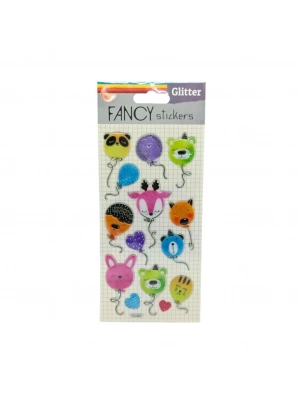 Glitter Stickers Balon