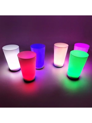 Glow Partisi Bardakları 6 Renk 6 Adet 1.5 oz