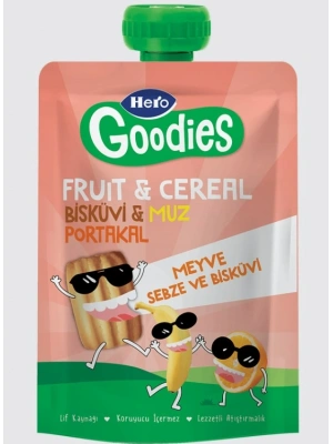 Goodies Muz Portakal Bisküvi Havuç 100 Gr