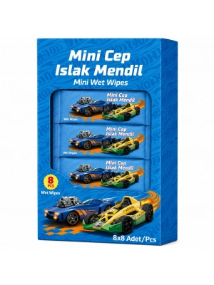 Islak Mini Cep Mendili 8li