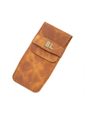 İsme Özel Çok Amaçlı Aksesuar Kılıfı - %100 Rainbow Deri - AK01002 - Camel