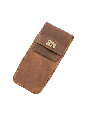 İsme Özel Çok Amaçlı Aksesuar Kılıfı - %100 Rainbow Deri - AK01002 - Kahverengi