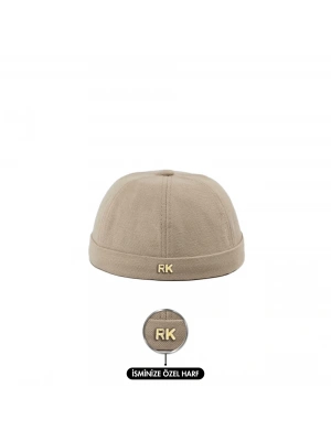İsme Özel Docker Şapka - AB01008 - Bej