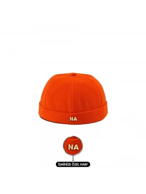 İsme Özel Docker Şapka - AB01008 - Turuncu