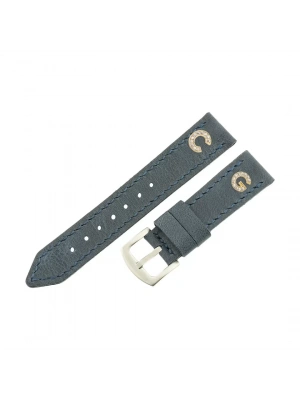 İsme Özel El Dikişli Saat Kordonu - %100 Çift Kat Deri - AG03003 - Lacivert