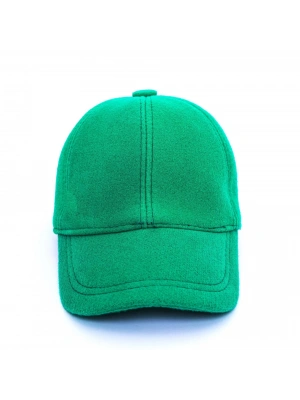 İsme Özel Kışlık Kaşe Beyzbol Kep Erkek Şapka - AB01003 - Yeşil