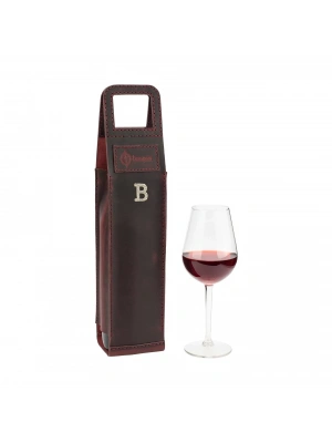 İsme Özel Şaraplık - %100 Deri - HH06003 - Mor