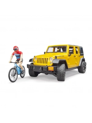 Jeep W. Rubicon & Bisiklet Ve Sürücüsü