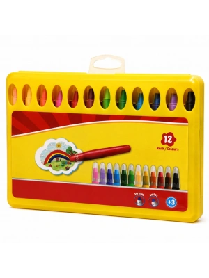 Jel Crayon 12 Renk PP Box