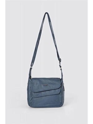 Jelli Mavi Cilt Omuz Çantası