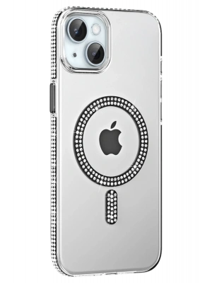 Joko Apple iPhone 14 Move Taşlı Magsafe Kapak - Siyah