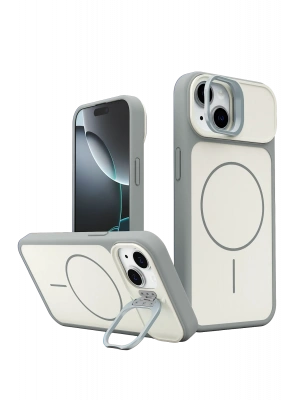 Joko Apple iPhone 14 Pale Magsafe Standlı Kapak - Beyaz